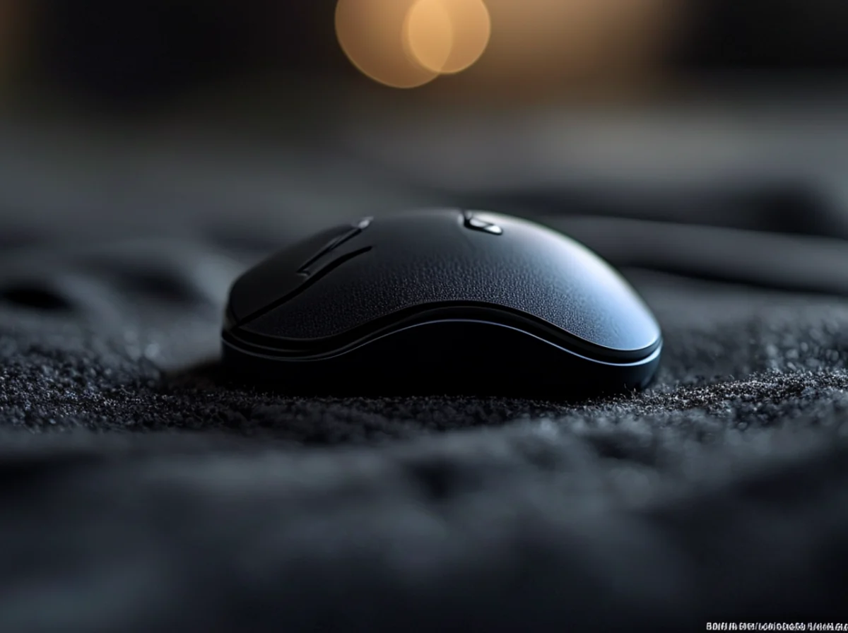 Ergonomischer Gaming-Maus auf großem Mauspad