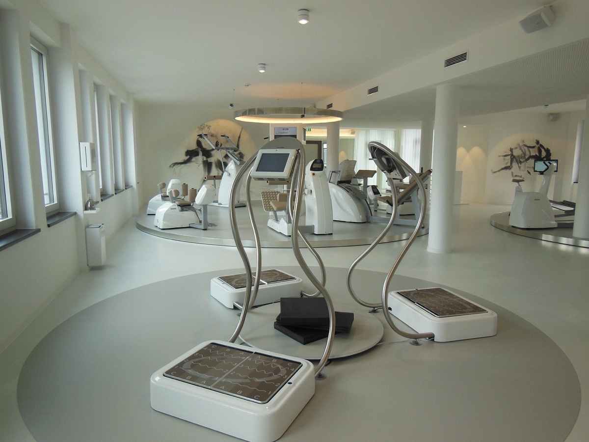 Sports facility with equipment, FAQ section