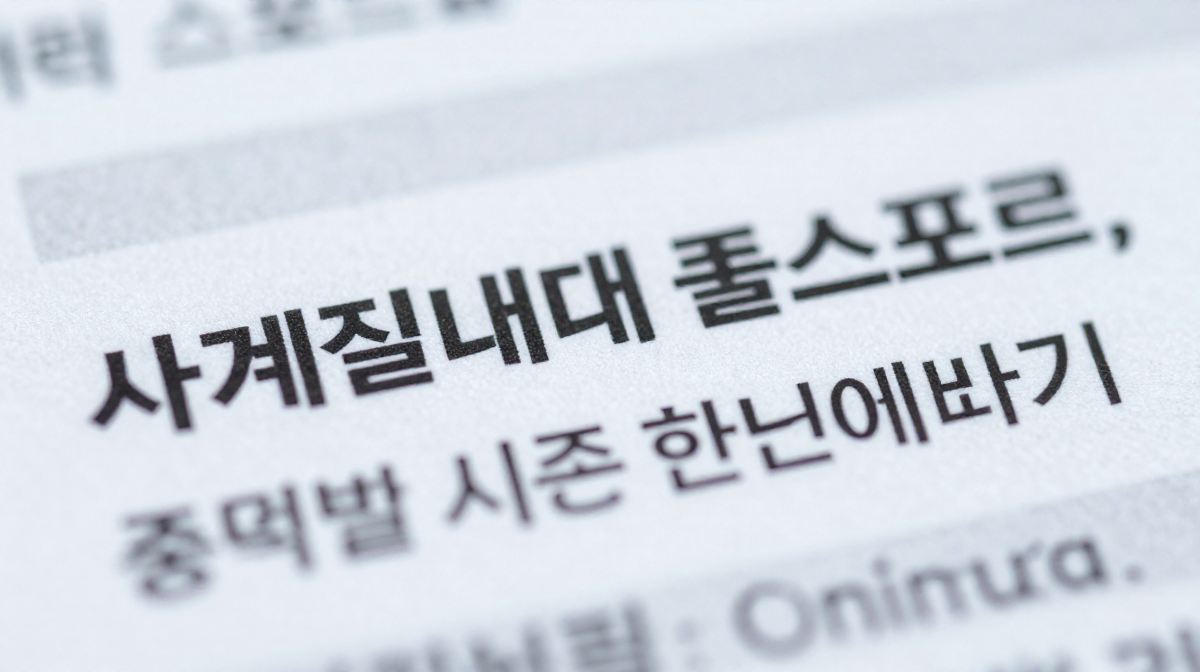 사계절 내내 즐기는 스포츠, 종목별 시즌 한눈에 보기